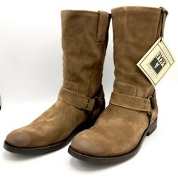Frye Jackson Harness Suede Men&rsquo;s Brown boots New in Box