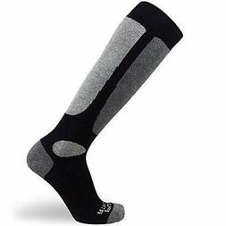 Value Ski Socks for Men and Women - Snowboarding,, Black, Si